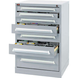 Lyon Modular Storage Drawer Cabinet DDS683030000C0 Full Height Gray DDS683030000C0