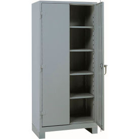 Lyon® All-Welded Steel Industrial Storage Cabinet 14 Gauge 4 Adj. Shelves 36