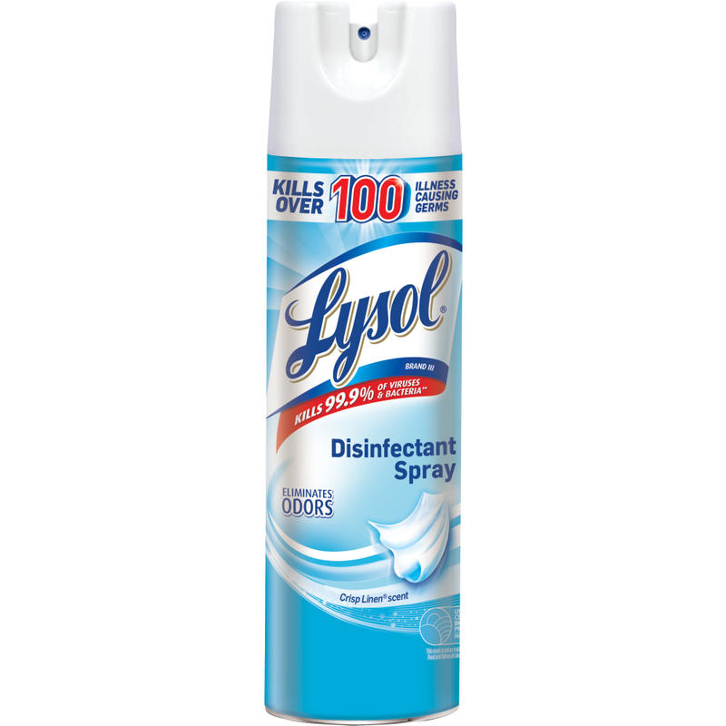 Lysol Disinfectant Spray, Crisp Linen Scent, 12.5 Oz Bottle MPN:REC74186EA