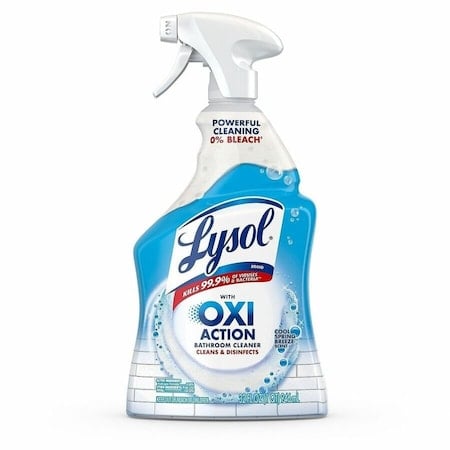 Multi-Surface Bathroom Cleaner, Trigger Spray Bottle, Cool Spring Breeze, White, 12 PK MPN:19200-99828
