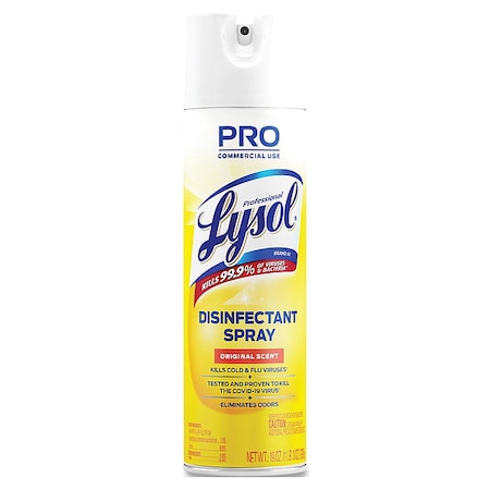 Disinfectant Spray, 19 oz. Aerosol Spray Can, Original, 12 PK MPN:REC 04650