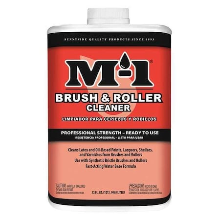 Brush Cleaner, 1 qt., Water, Soak Tools MPN:60932M