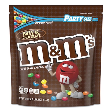 Milk Chocolate Candies, Milk Chocolate, 38 oz Bag MPN:55114