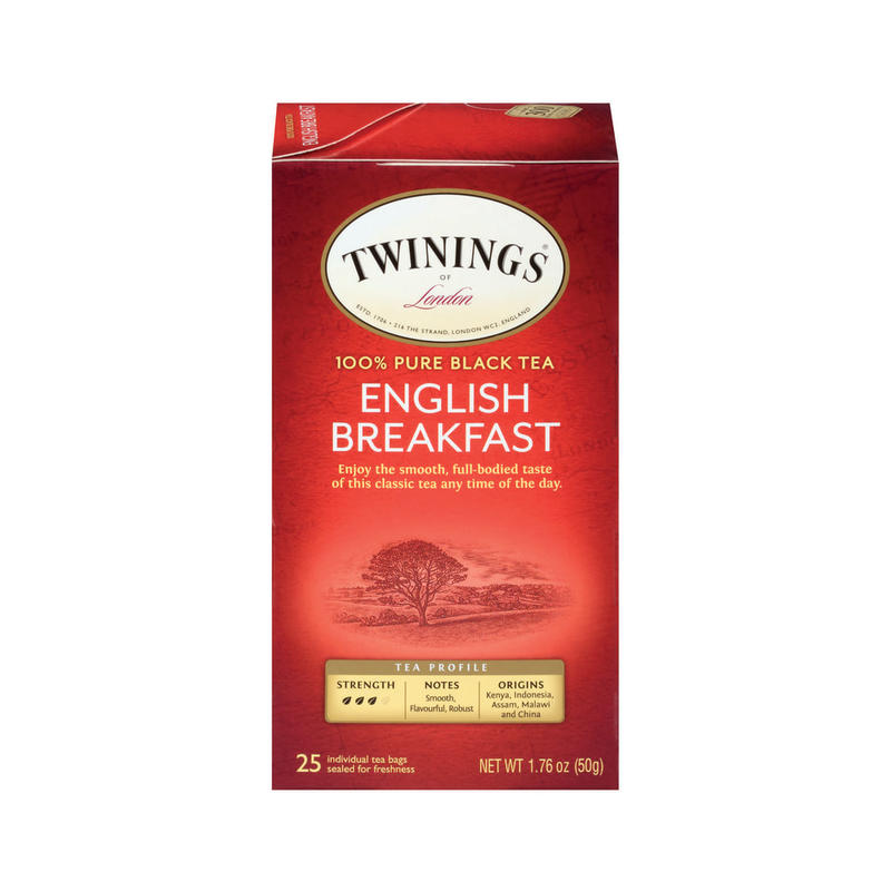 Twinings of London English Breakfast Tea, 1.06 Oz, Carton Of 24 (Min Order Qty 11) MPN:09181