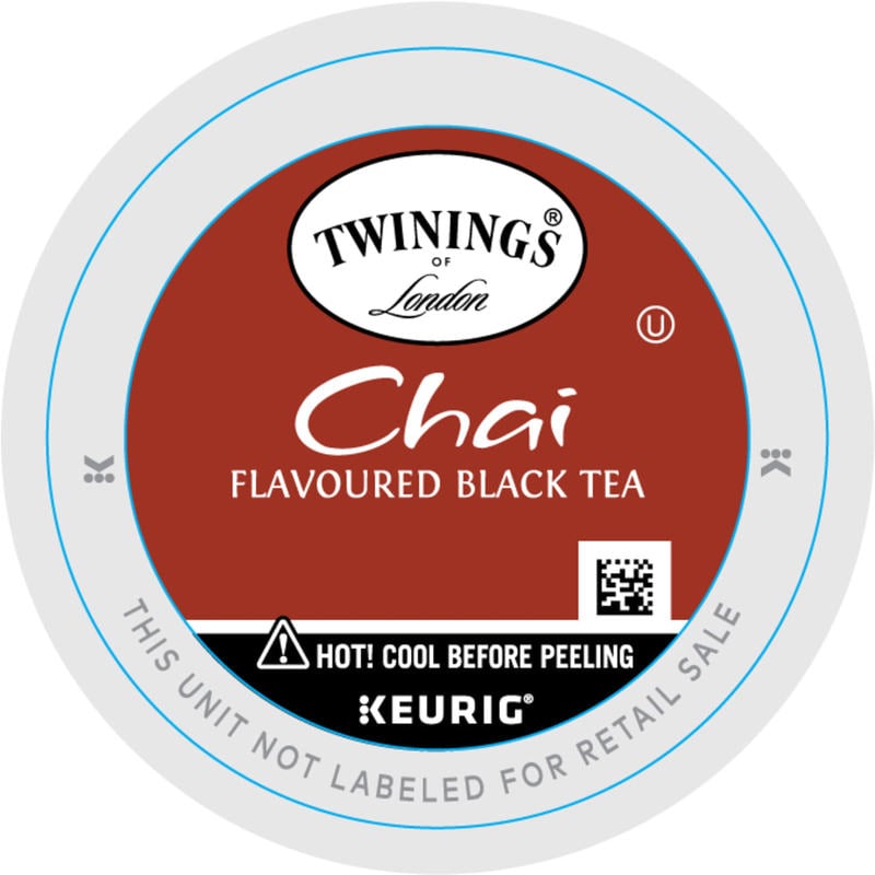 Twinings of London Chai Tea Single-Serve K-Cup Pods, 0.11 Oz, Box Of 24 (Min Order Qty 4) MPN:09954
