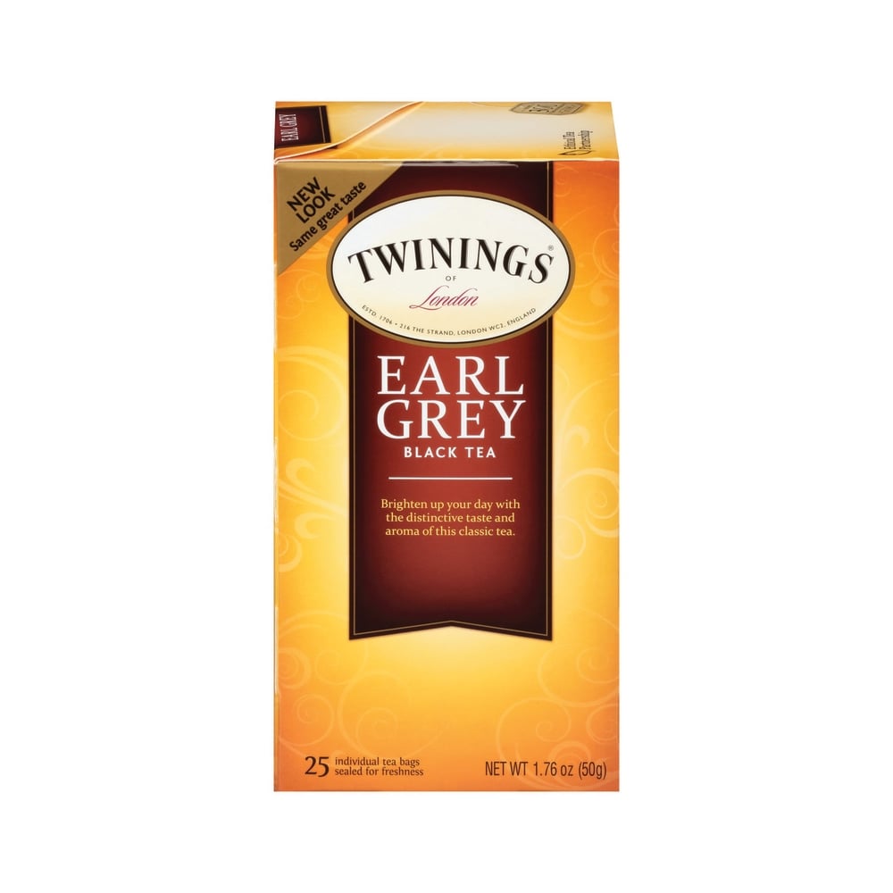 Twinings Earl Grey Tea, 1.41 Oz, Box Of 25 (Min Order Qty 11) MPN:TWG09183