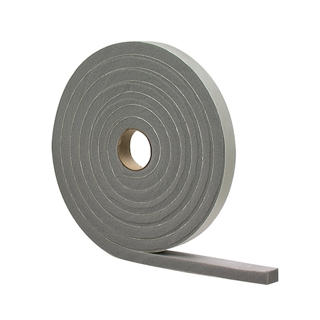 Weather Seal, PVC Foam, Gray, 17 ft L MPN:809ZU7