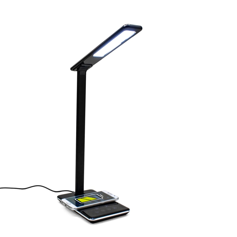 M-Edge Luminous LED Wireless Charger/Lamp, Black, CH-LMP-P-B (Min Order Qty 2) MPN:CH-LMP-P-B