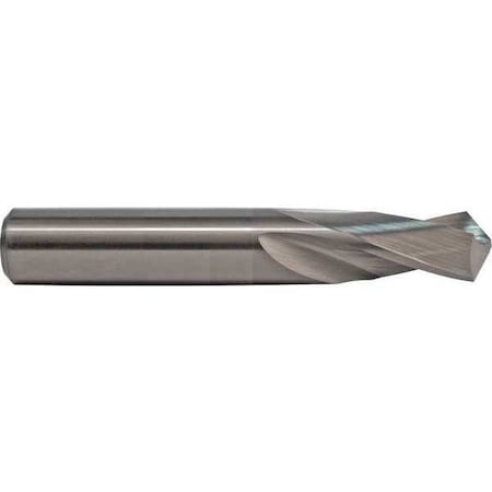 Screw Machine Drill Bit, 1/2 in Size, 118 Degrees Point Angle, Solid Carbide, Uncoated Finish MPN:20650000