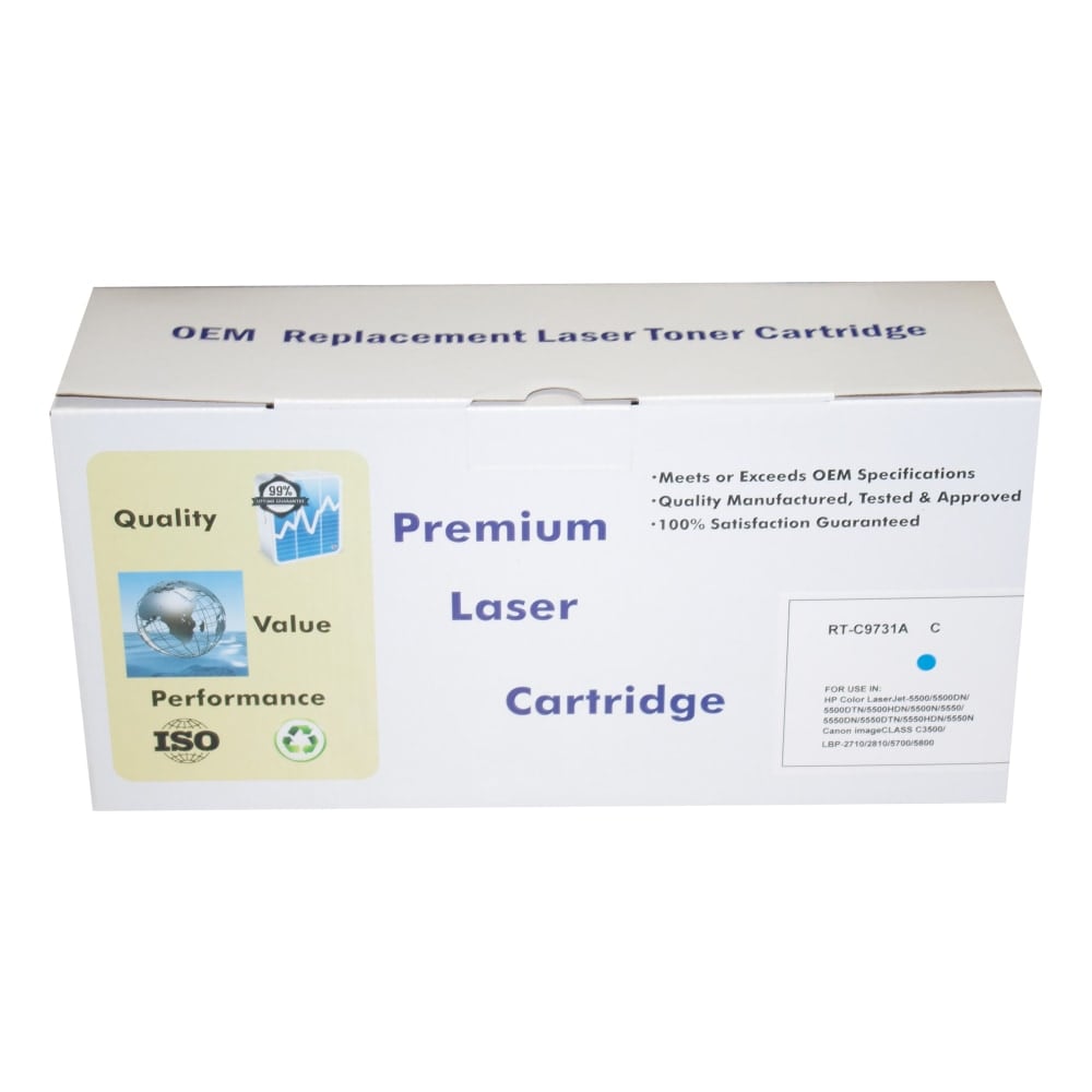 M&A Global Remanufactured Cyan Toner Cartridge Replacement For HP 645A, C9731A, C9731A-CMA MPN:C9731A-CMA
