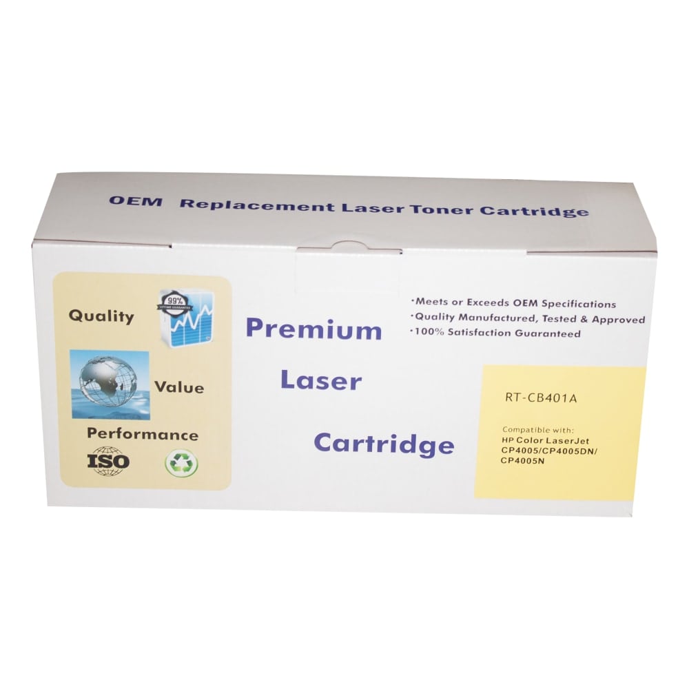M&A Global Remanufactured Cyan Toner Cartridge Replacement For HP 642A, CB401A, CB401A-CMA MPN:CB401A-CMA