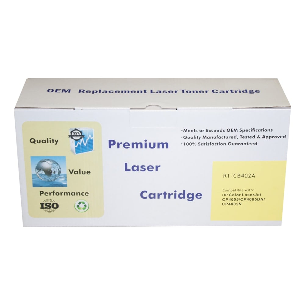 M&A Global Remanufactured Yellow Toner Cartridge Replacement For HP 642A, CB402A, CB402A-CMA MPN:CB402A-CMA