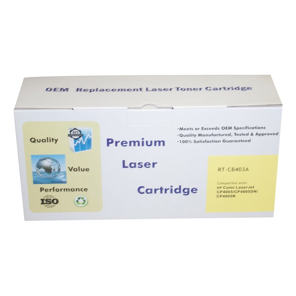 M&A Global Remanufactured Magenta Toner Cartridge Replacement For HP 642A, CB403A CB403A-CMA MPN:CB403A-CMA