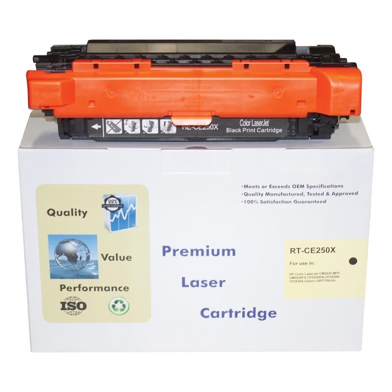 M&A Global Remanufactured Black High Yield Toner Cartridge Replacement For HP 504X, CE250X, CE250X-CMA MPN:CE250X-CMA