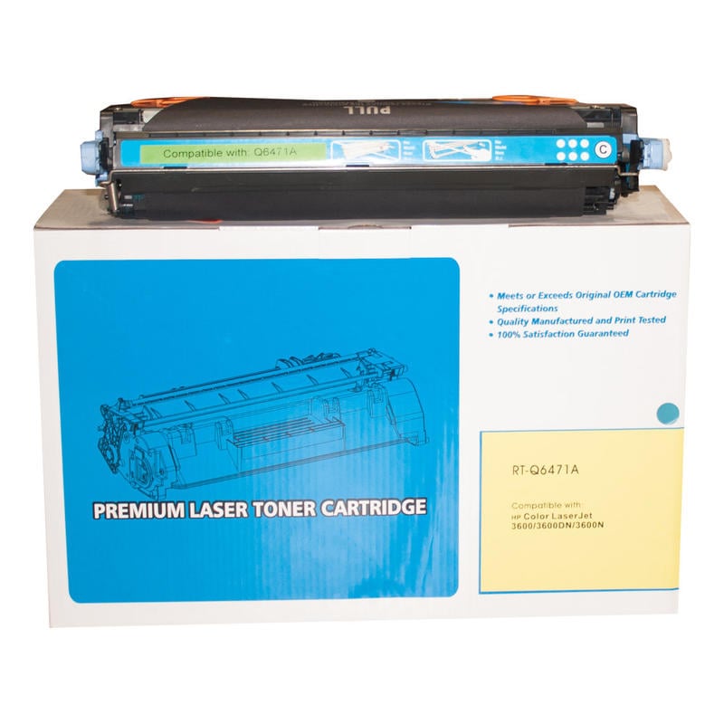 M&A Global Remanufactured Cyan Toner Cartridge Replacement For HP 502A, Q6471A, Q6471A-CMA MPN:Q6471A-CMA
