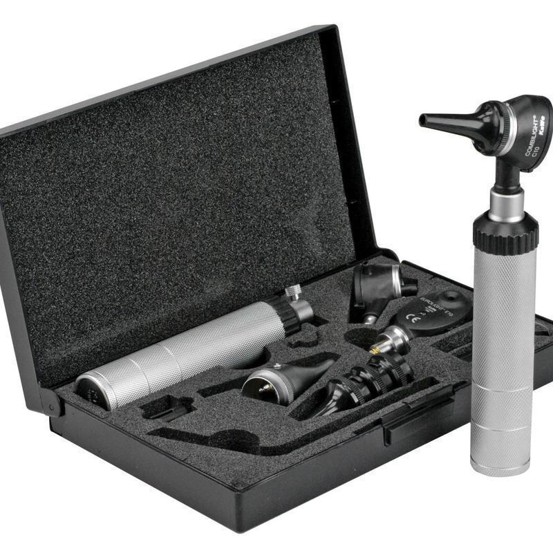 KaWe COMBILIGHT C10 Otoscope And EUROLIGHT E10 Ophthalmoscope Basic Kit, Silver MPN:20-816-000