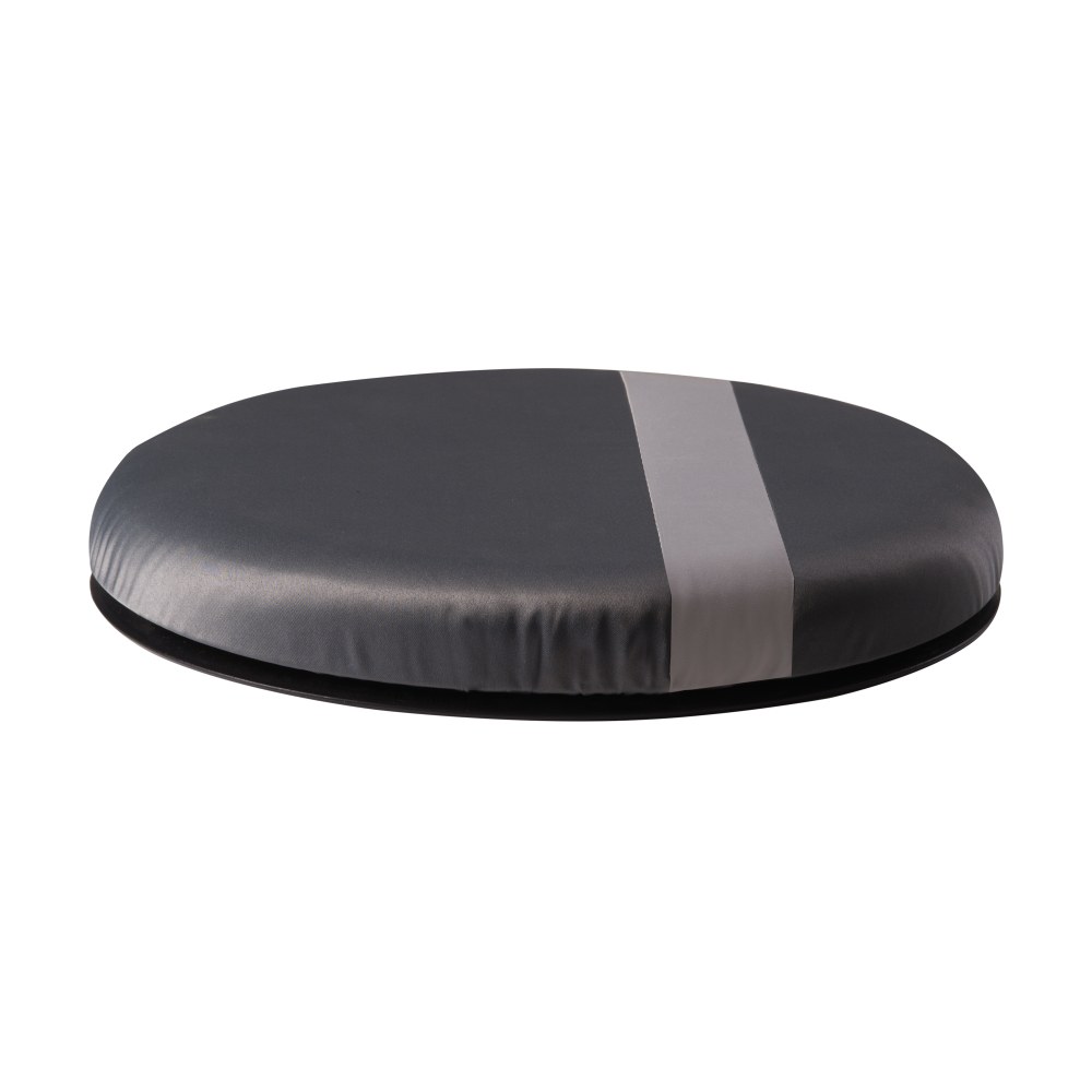 Vivi Relax-A-Bac Swivel Seat Cushion, 1 3/8inH x 12inW x 12inD, Gray MPN:513-2994-0312