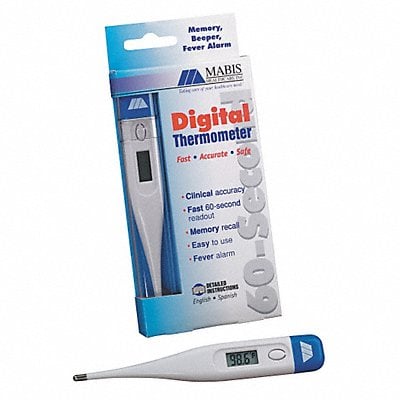 Digital Thermometer Oral 2-7/64 in L MPN:15-691-000