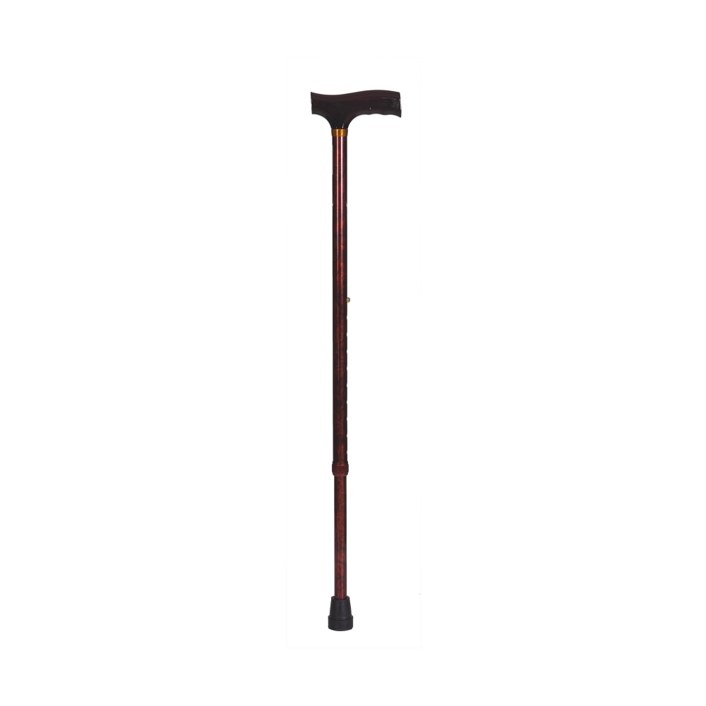 DMI Adjustable Derby-Top Handle Aluminum Walking Cane, 31in - 40in, Wood Grain MPN:502-1351-9914