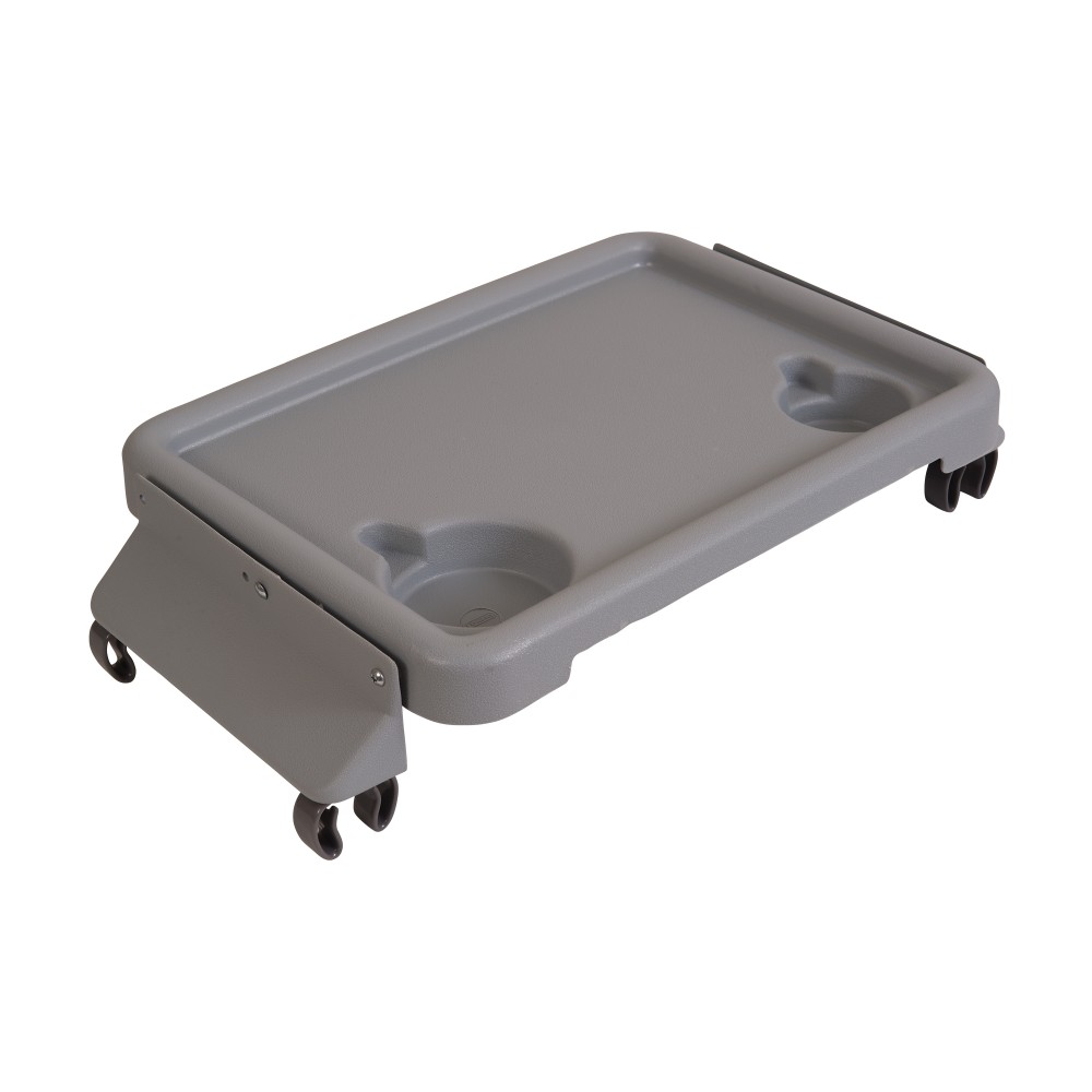 DMI Folding Walker Tray With Cup Holders, 16in x 11in, Gray MPN:510-1084-0300