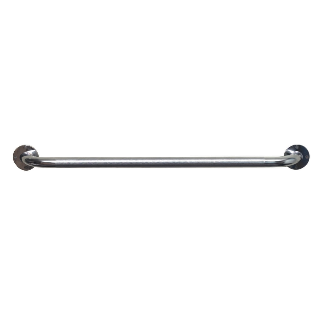 DMI Textured Steel Bath And Shower Grab Bar, 32inH x 2inW x 3inD, Silver MPN:521-1530-0632