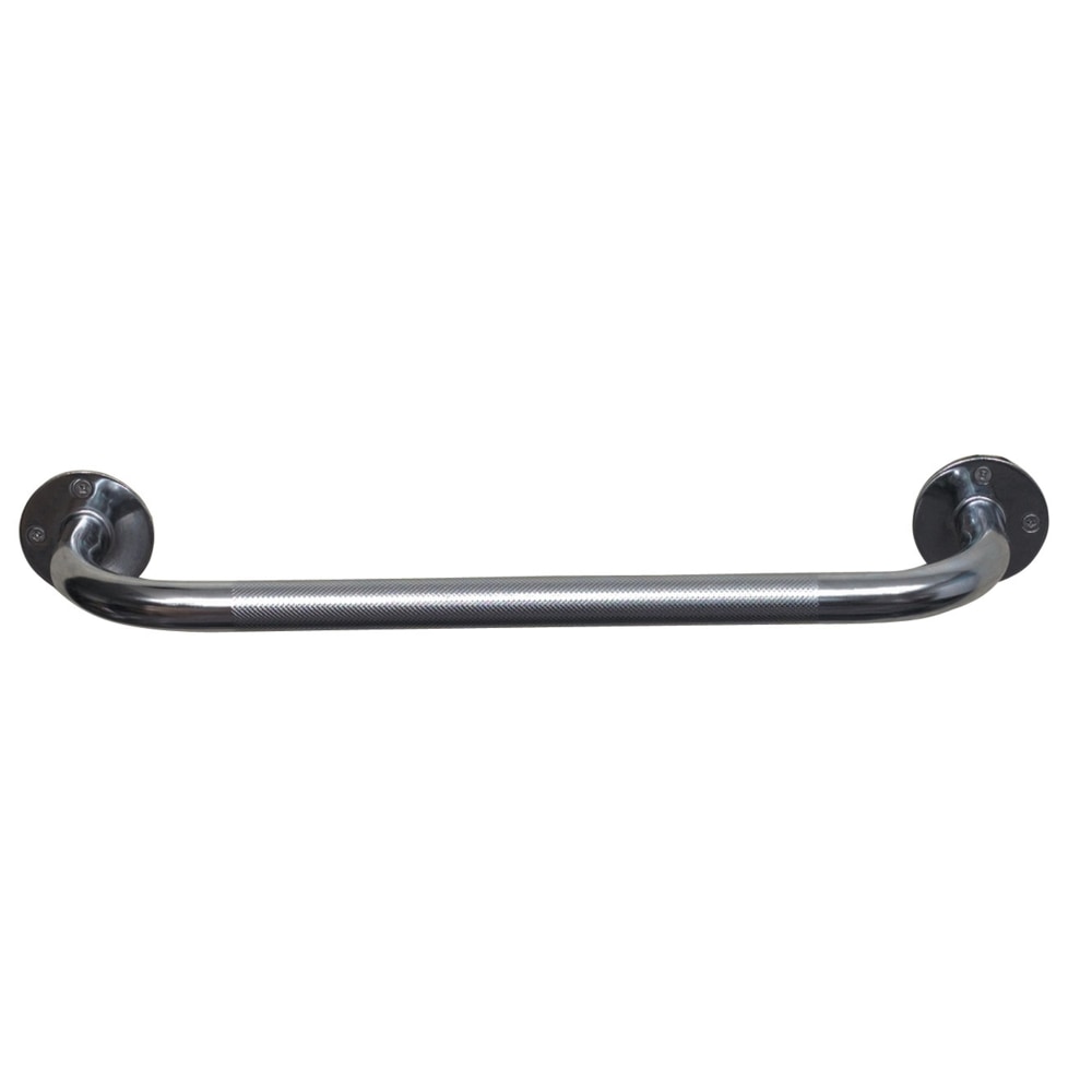 DMI Steel Knurled Grab Bar, 18inH x 2inW x 3inD, Silver MPN:521-1570-0618