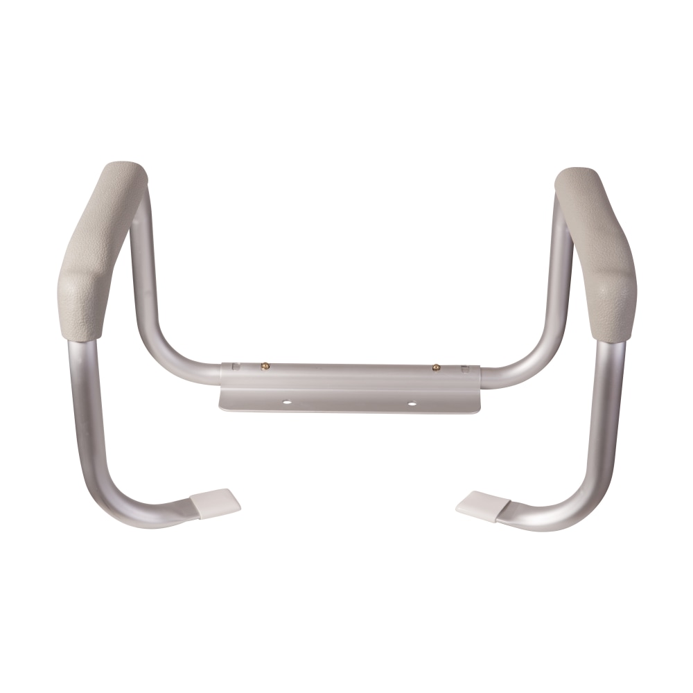 DMI Toilet Safety Arm Support, White/Silver MPN:802-1810-9601