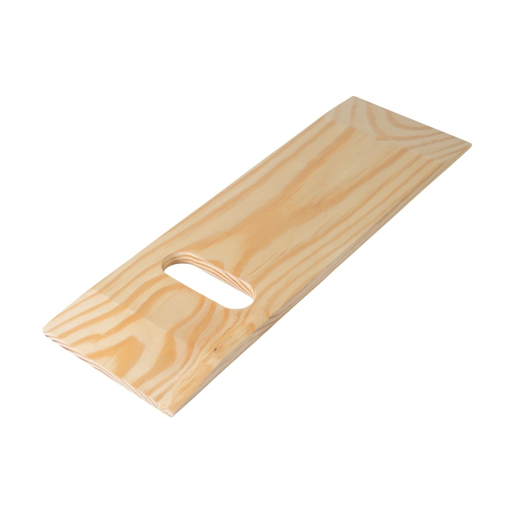 DMI Deluxe Patient Transfer Slide Board, With Cutout, 24in x 8in, Southern Yellow Pine MPN:518-1759-0400