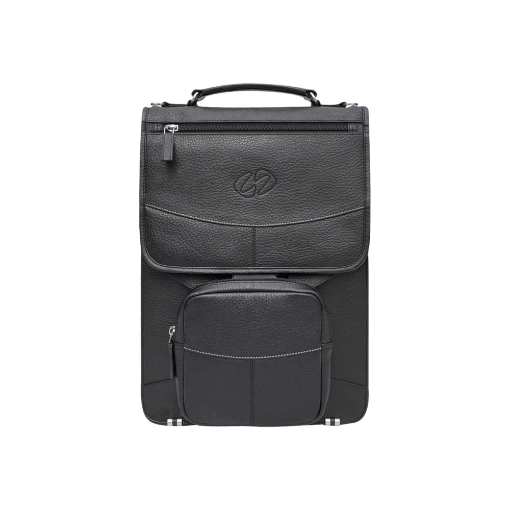 MacCase Premium Leather Briefcase - Notebook carrying case - 13in - 16in - black MPN:LVB-BK
