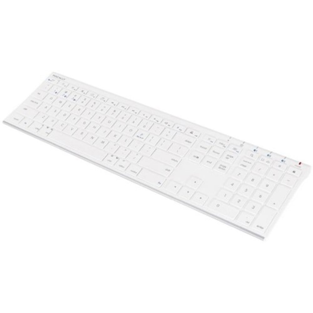 Macally Quick Switch Bluetooth Keyboard for Three Devices - Wireless Connectivity - Bluetooth - 110 Key(s) - ACEBTKEY MPN:ACEBTKEY