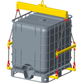 M&W IBC Tote Lift Beam Yellow - 5000 Lb. Capacity 23070