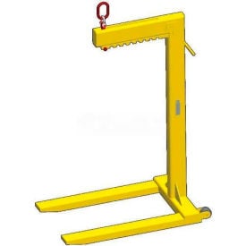 M&W Wheeled Multiple Adjustment Bale Lift Pallet Lifter - 4000 Lb. Capacity 14998