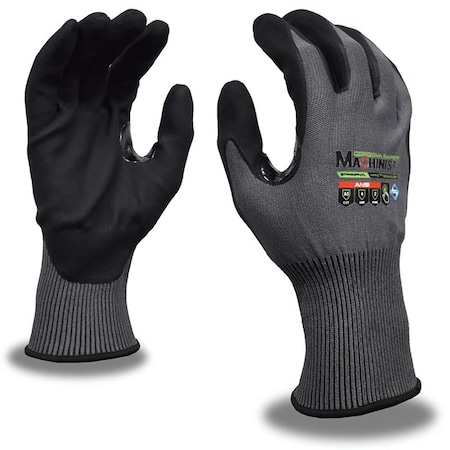 Glove, High Performance, Gray, 15 Ga, PR MPN:3744MFNL