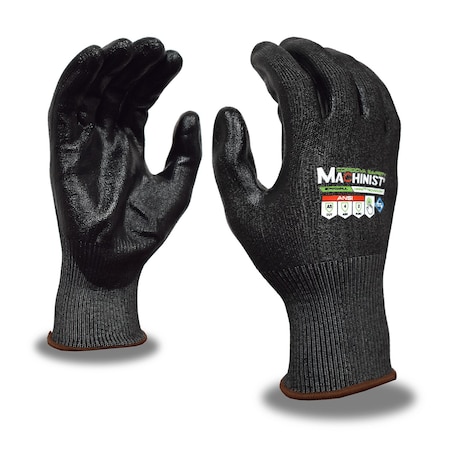 Glove, High Performance, Black, 15 Ga, PR MPN:3744WPUS