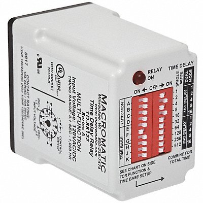 H7781 Time Delay Relay 120VAC/DC 10A SPDT MPN:TD-88162