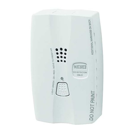 Gas Detector, Carbon Monoxide, Audible and Visual Alarm, 9-32V DC, Residential/Light Commercial MPN:CM-E1