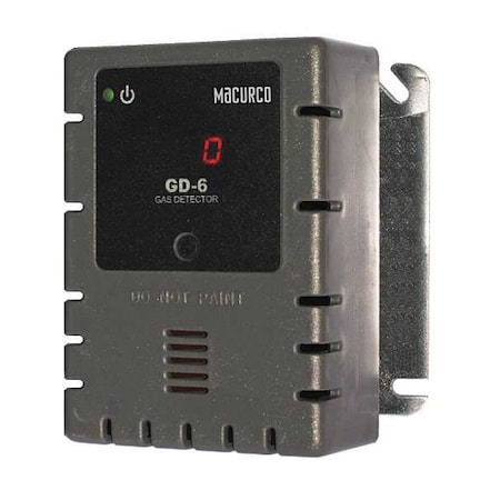 Commercial Series Fixed Gas Detector, Not Rated, Audible and Visual, LED MPN:GD-6