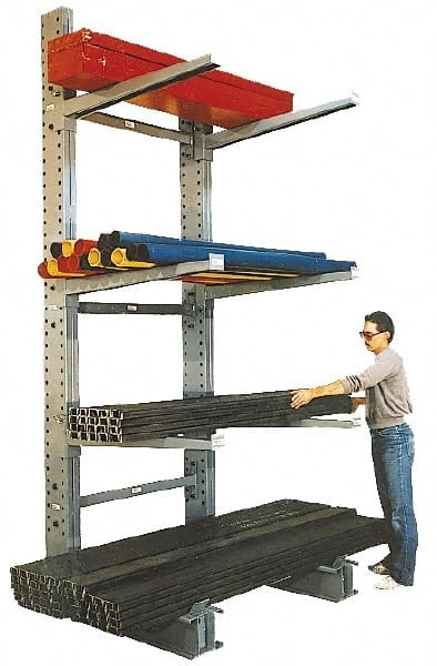 Cantilever Rack Straight Arm: 1,865 lb Capacity, 42