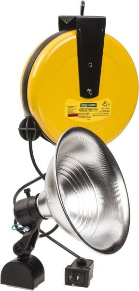 Cord & Cable Reel: 18 AWG, 50' Long, Incandescent Hand Lamp End MPN:C200-50R