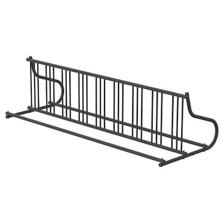 Bike Rack, 2-Sided, 18-Bike, 110 in., Black MPN:QS-GR112-B