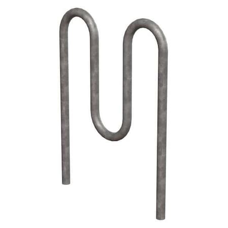 Bike Rack, Galv, (5)Bikes, 46 in. H, 3 in. W MPN:QS-H36-5-IG-G