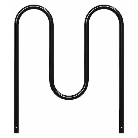 Bike Rack, Black Color, 5 Cap., 39