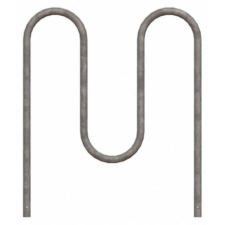 Bike Rack, Silver Color, 5 Cap., 39