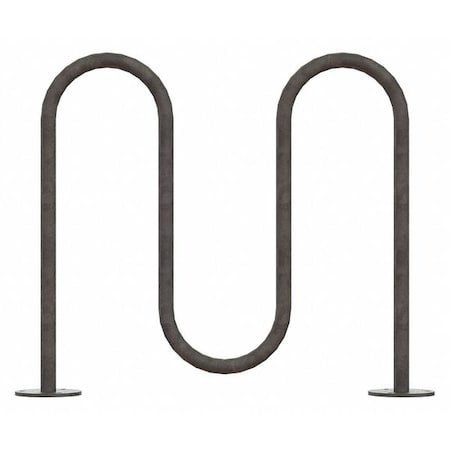 Bike Rack, Silver Color, 5 Cap., 39