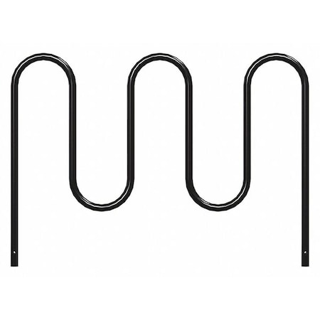 Bike Rack, Black Color, 7 Cap., 64