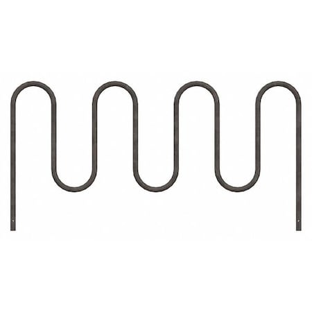 Bike Rack, Silver Color, 9 Cap., 89