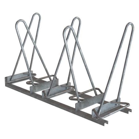 Bike Rack, Galv, (5)Bikes, 29-1/2in.H, 53inL MPN:SHK-DBL-5-G