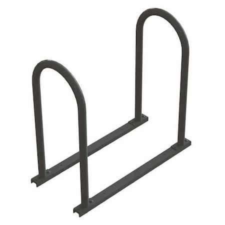 Bike Rack, 2-Sided, 4-Bike, Black/Silver MPN:UT160-4-B