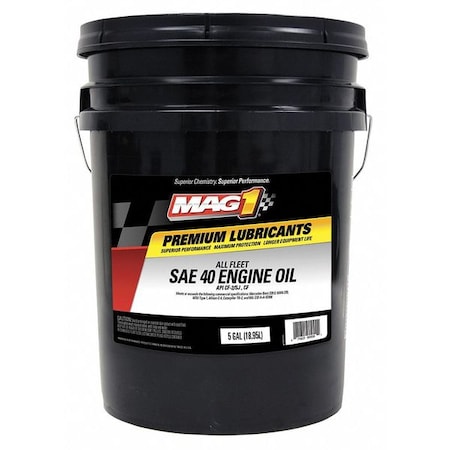Diesel Engine Oil, 5 Gal., SAE 40 MPN:MAG00045