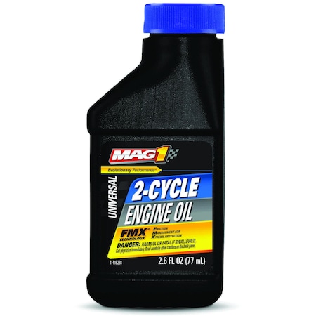 2 Cycle Conventional Engine Oil, Dark Blue, 2.6 Oz. MPN:MAG60179
